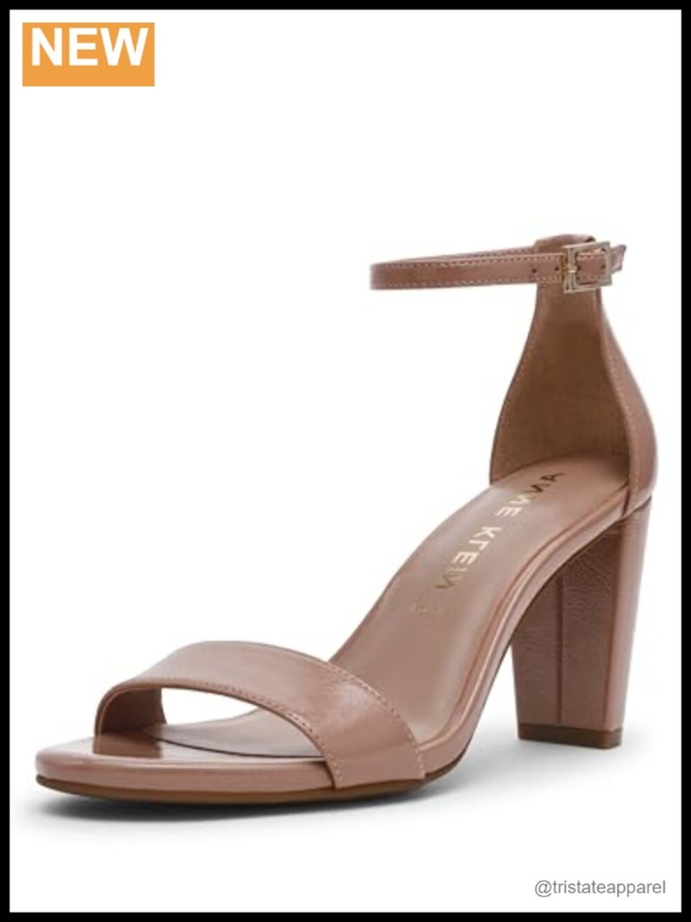 Kourtney Platform Heeled Sandal Open Toe Ankle Strap Slip On Dressy